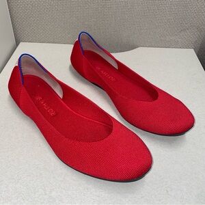 Rothy’s Bright Red The Flat Ballet Flat